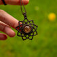 Garden Quartz macrame necklace