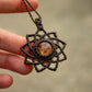 Garden Quartz macrame necklace