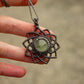 Green Fluorite macrame necklace