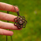 Rose Quartz macrame necklace