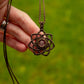 Rose Quartz macrame necklace