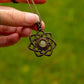 Rose Quartz macrame necklace