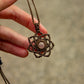 Rose Quartz macrame necklace