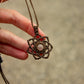 Rose Quartz macrame necklace