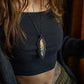 Labradorite macrame necklace