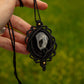 Black Onyx macrame necklace