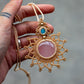 Blue Cat's Eye & Rose Quartz necklace