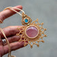 Blue Cat's Eye & Rose Quartz necklace