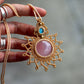 Blue Cat's Eye & Rose Quartz necklace