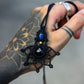 Australian Opal & Onyx necklace