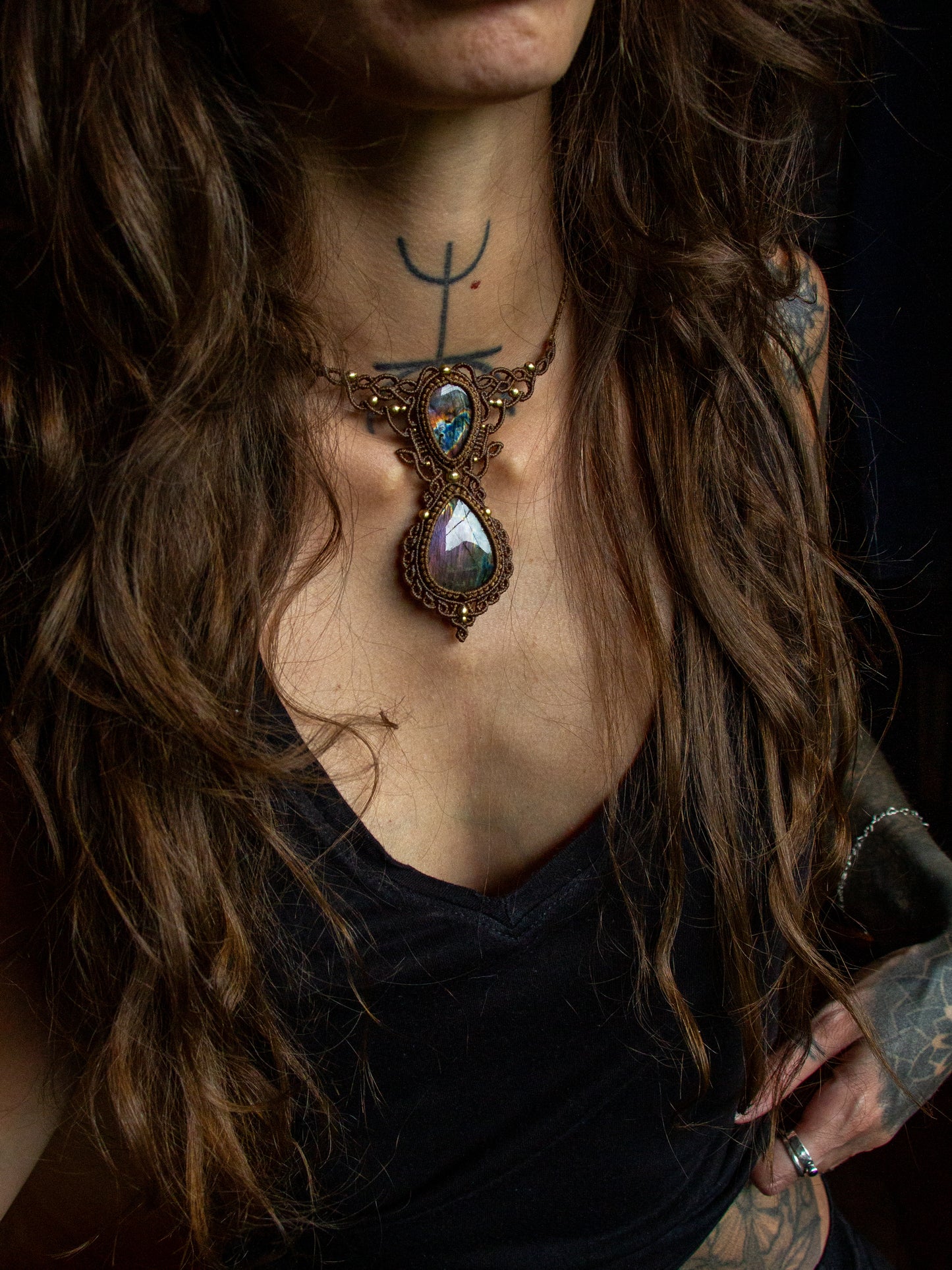 Labradorite necklace