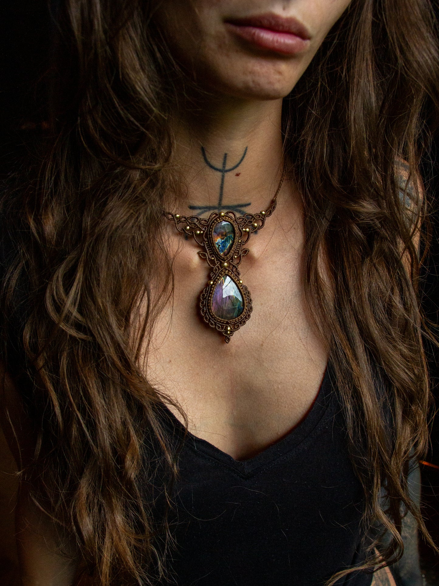Labradorite necklace