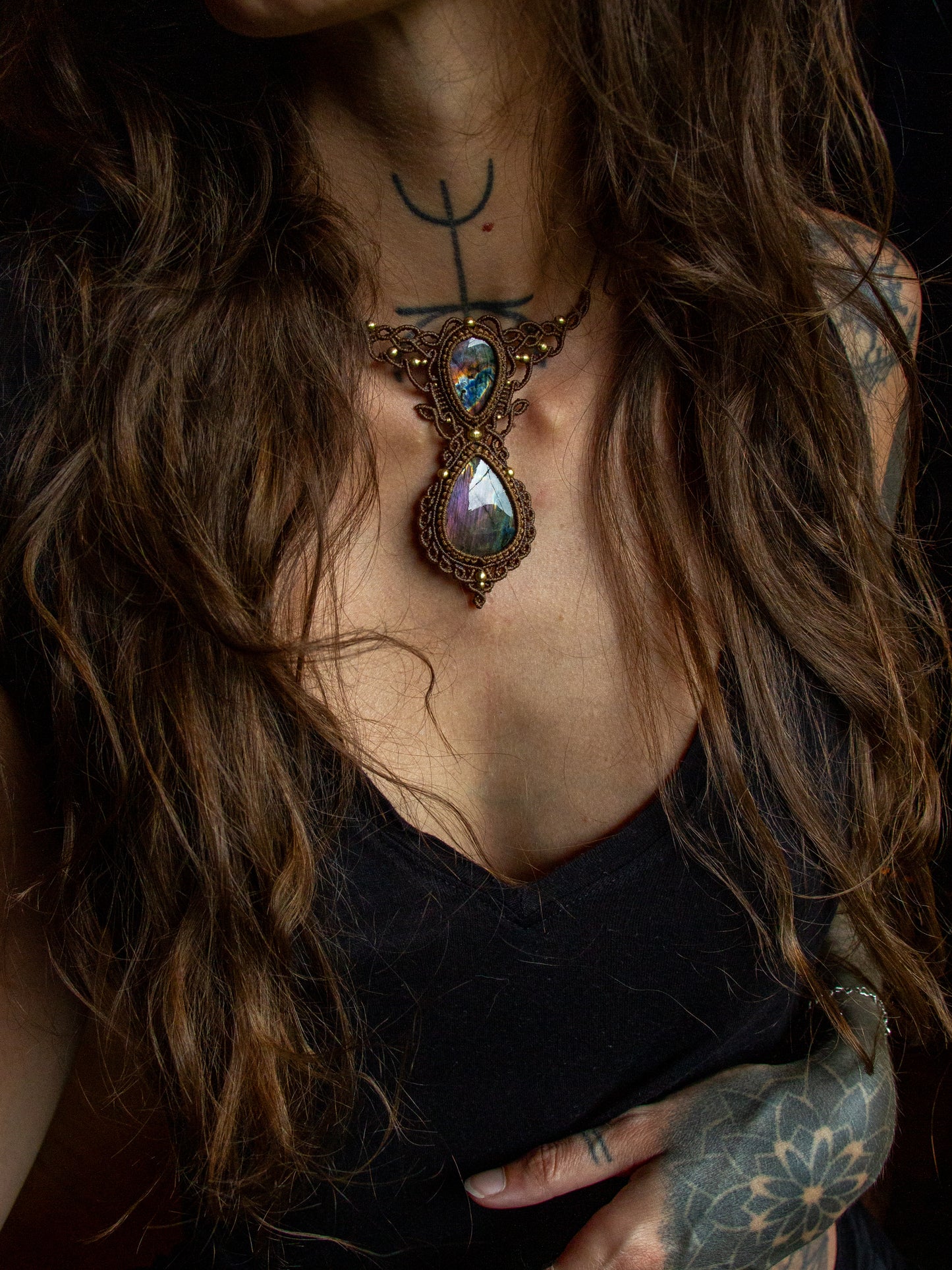 Labradorite necklace