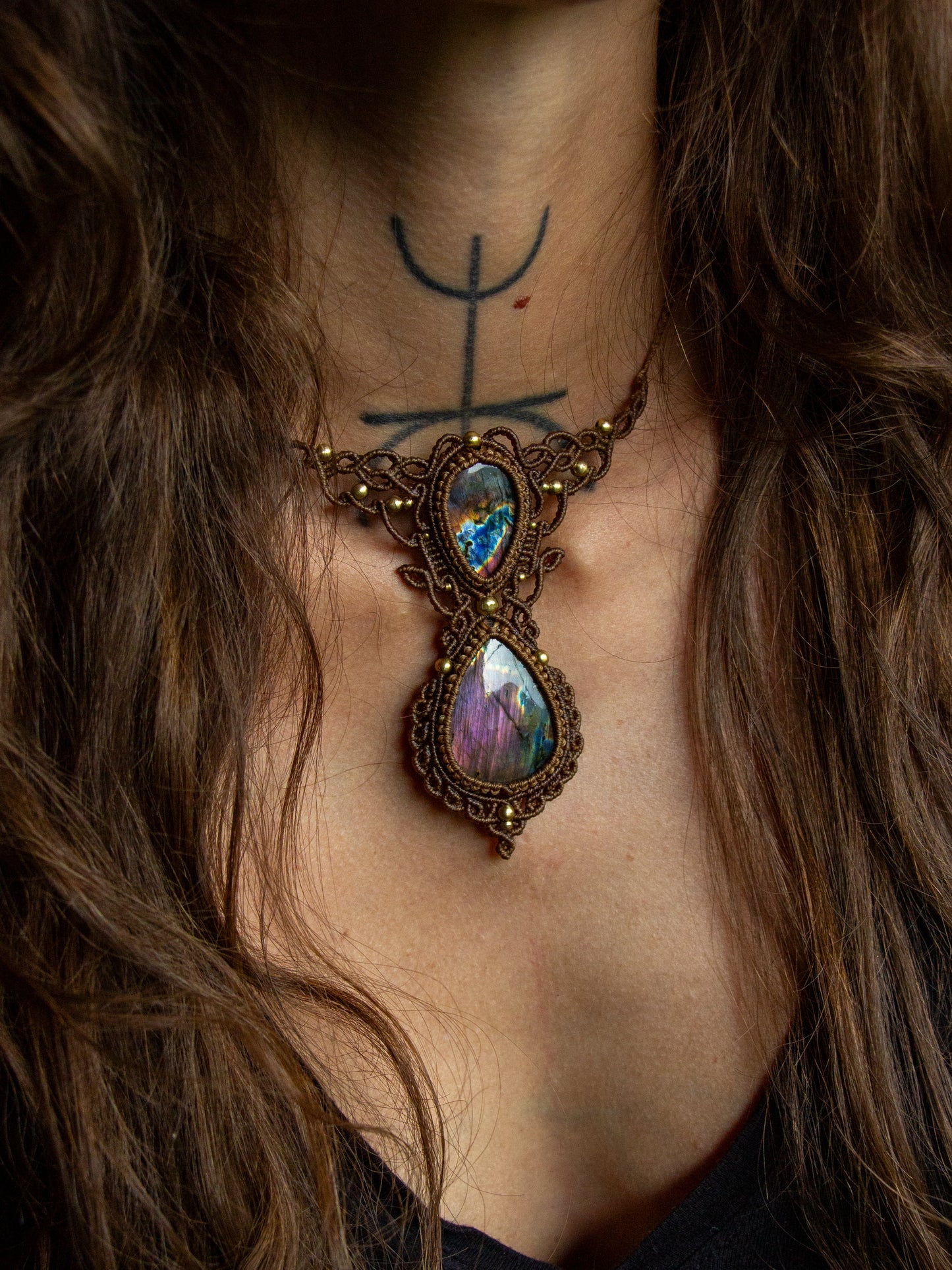 Labradorite necklace