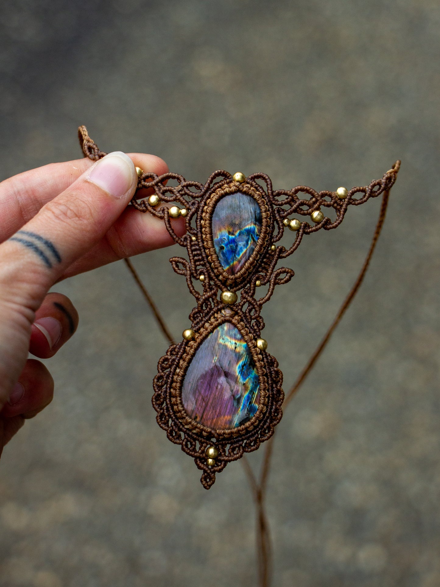 Labradorite necklace