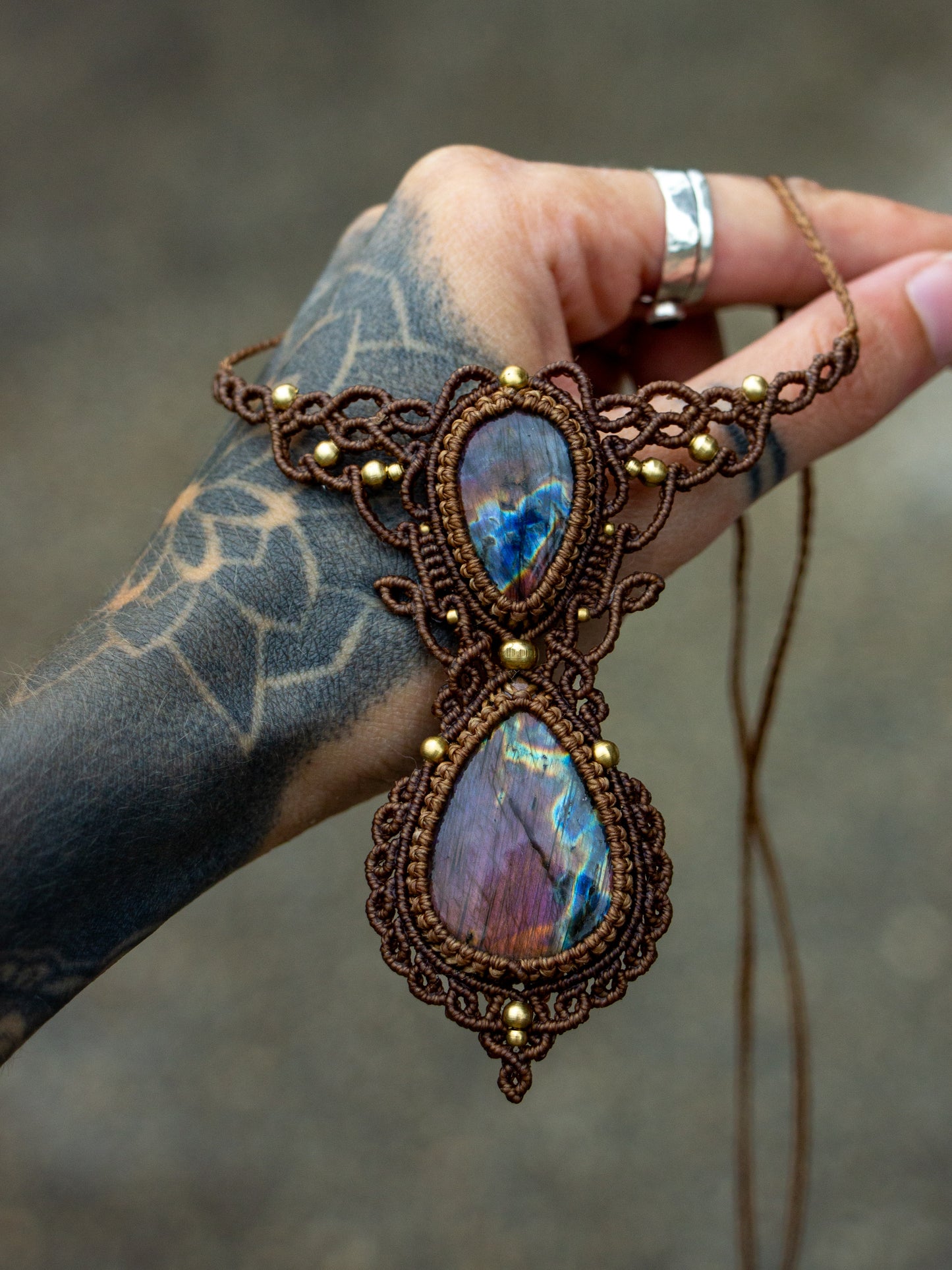 Labradorite necklace