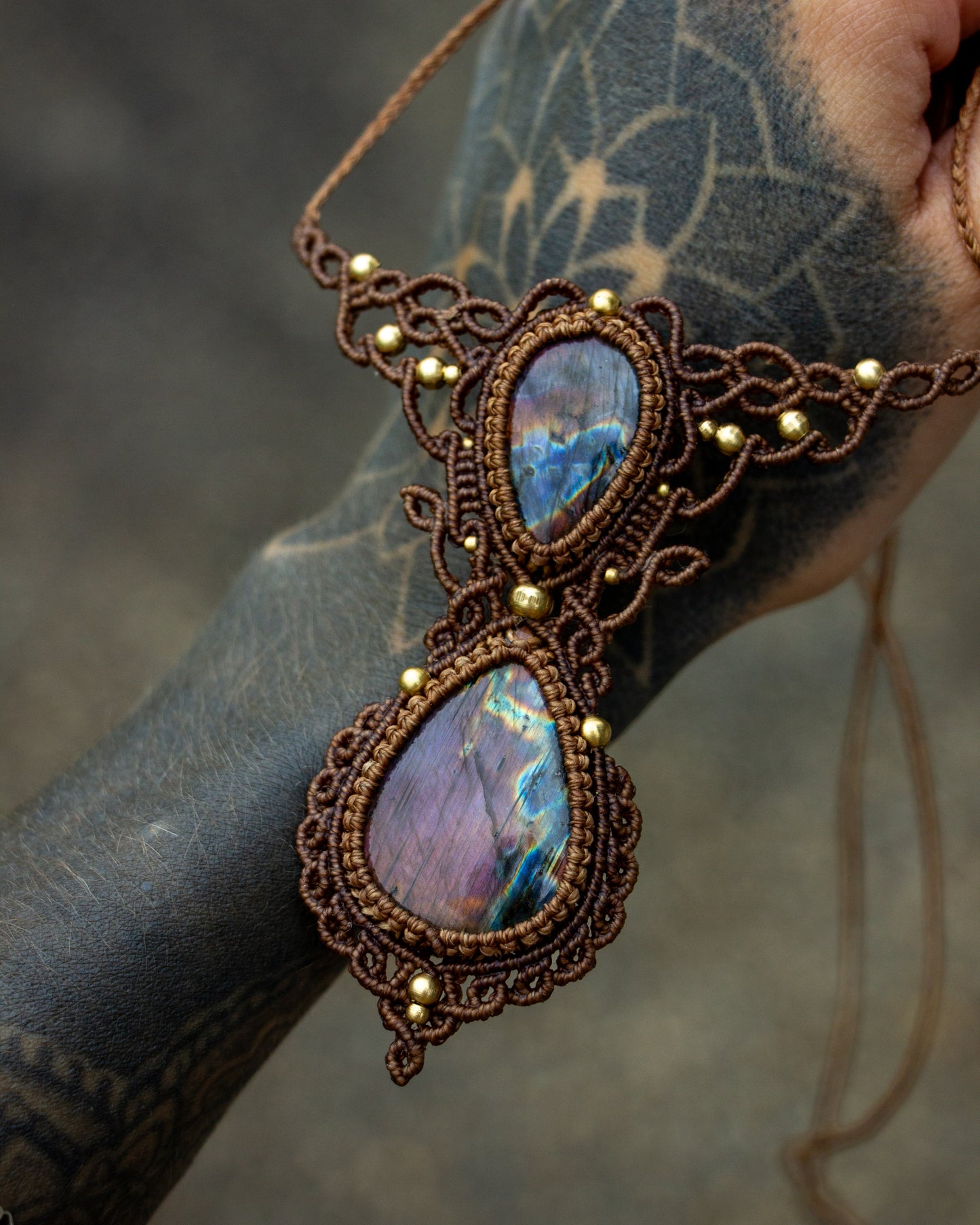 Labradorite necklace