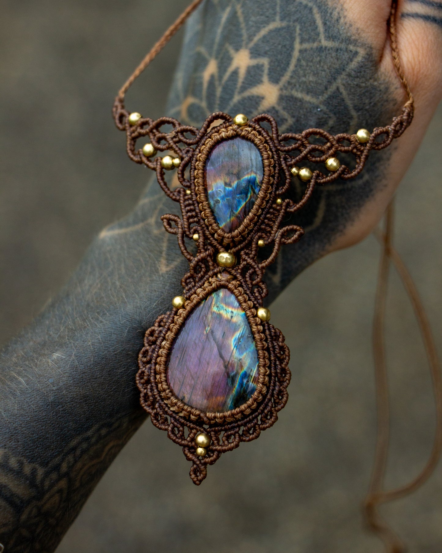 Labradorite necklace