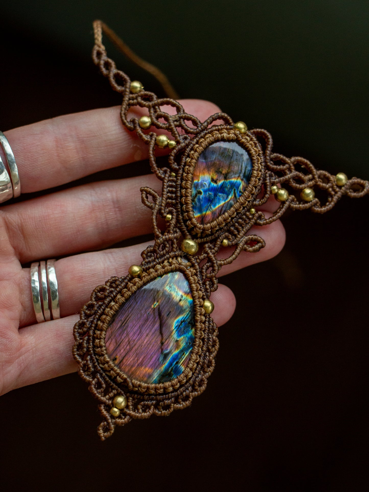 Labradorite necklace