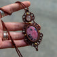 Rhodonite & Rose Quartz necklace