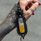 Bumblebee Jasper & Onyx necklace
