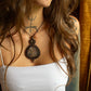 Sunstone & Stick Agate macrame necklace