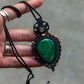 Malachite & Moss Agate necklace