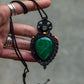 Malachite & Moss Agate necklace