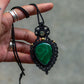 Malachite & Moss Agate necklace