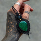 Malachite & Moss Agate necklace