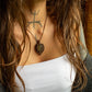 Labradorite macrame necklace