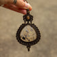 Sunstone & Stick Agate macrame necklace