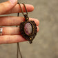 Labradorite macrame necklace
