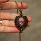 Labradorite macrame necklace
