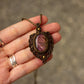 Labradorite macrame necklace