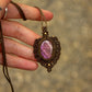 Labradorite macrame necklace