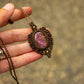 Labradorite macrame necklace