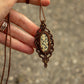 Dalmatian Jasper macrame necklace