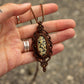 Dalmatian Jasper macrame necklace