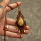 Polka Dot Jasper macrame necklace
