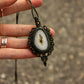 White Onyx macrame necklace