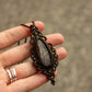Stick Agate macrame necklace