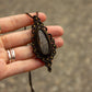 Stick Agate macrame necklace