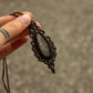 Stick Agate macrame necklace