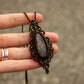 Stick Agate macrame necklace