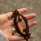 Labradorite macrame necklace
