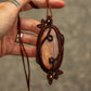 Labradorite macrame necklace