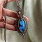 Grey Moonstone & Labradorite macrame necklace