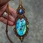Labradorite & Kyanite necklace