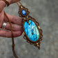 Labradorite & Kyanite necklace